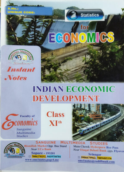 Instant Notes Economics Class 11th